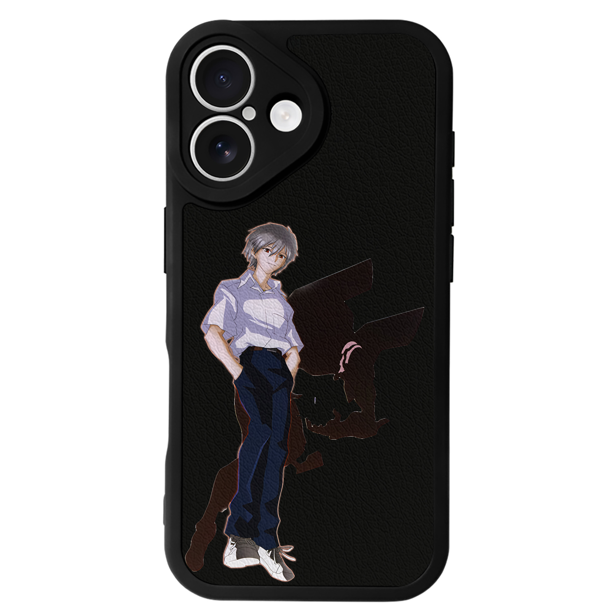 （画像用） EVA 新世紀エヴァンゲリオン 【iPhone 16シリーズ対応】シリコンスマホケース（レザー調） 材質：シリコン